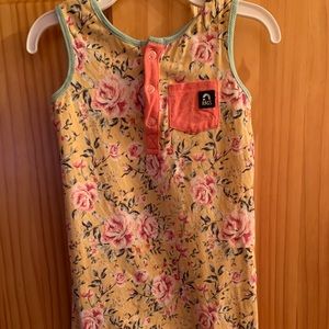 Yellow floral tank Capri RAG